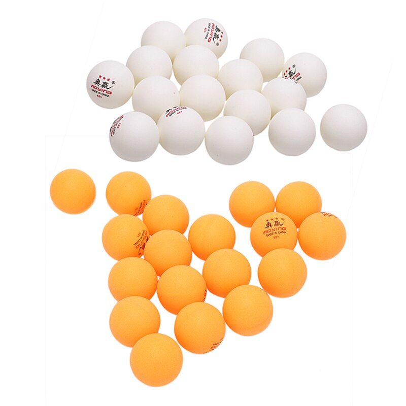 30pcs/bag Low Pirce 50mm Diameter Table Tennis Ball 3 Star Ping Pong Balls for Competition Training