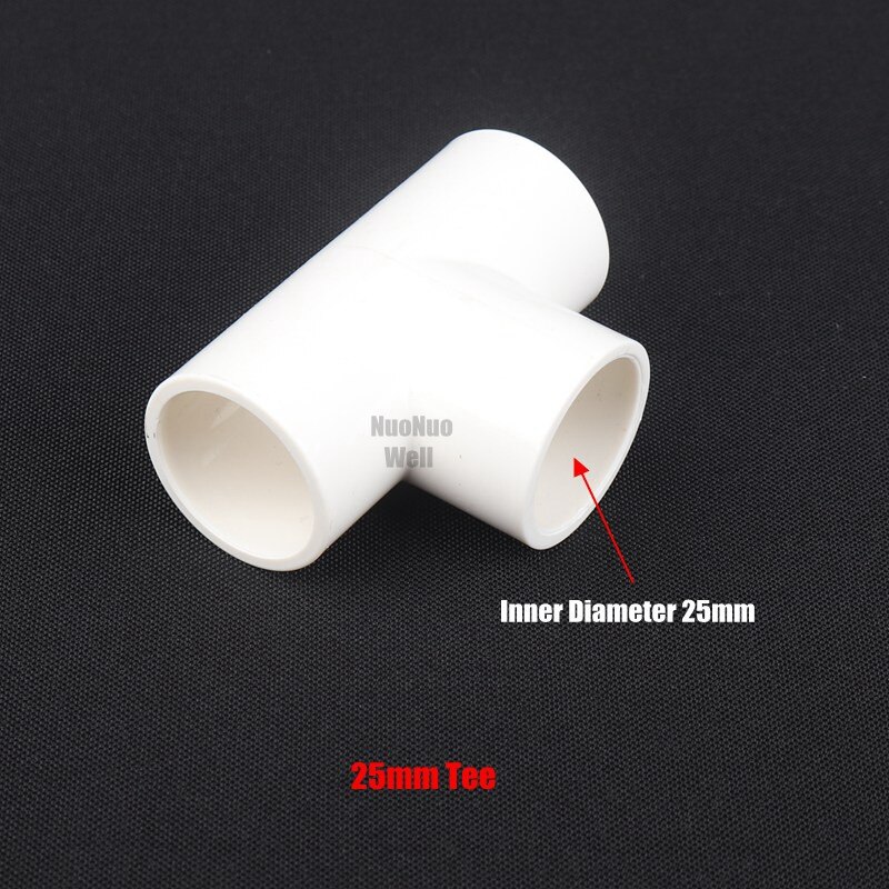 10pcs 25mm All-Out White PVC Joint Aquarium Agricultural Greenhouse Garden Irrigation Water Pipe Connector fittings Quick Joints