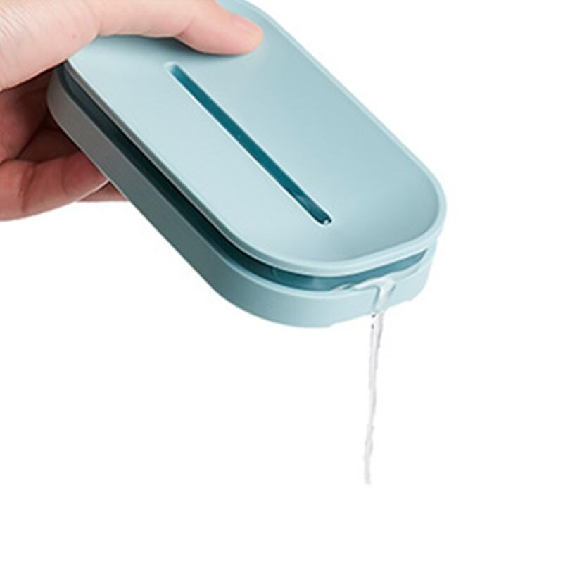 3 Stuks Zeepbakje Met Drainage Verwijderbare Container Voor Eenvoudige Reiniging Zeep Gerechten Houden Zeep Droog Voor Keuken Badkamer Douche kamer S