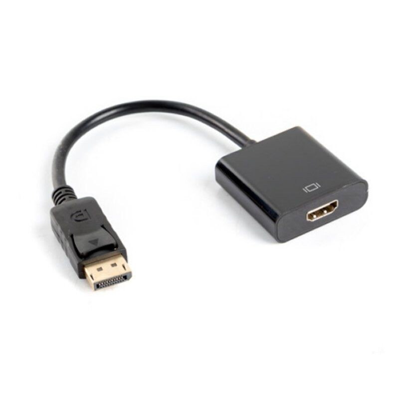 Adaptador Displayport Macho Een Hdmi Hembra Lanberg Ad-0009-bk-Resolución Hasta 1920X1200-Kabel 20 Cm