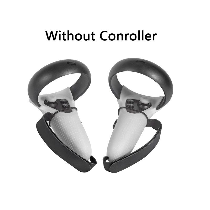 Custodia in silicone Maniglia presa cinghia presa Copertura per Oculus ricerca/Oculus spaccatura S controllore: grigio