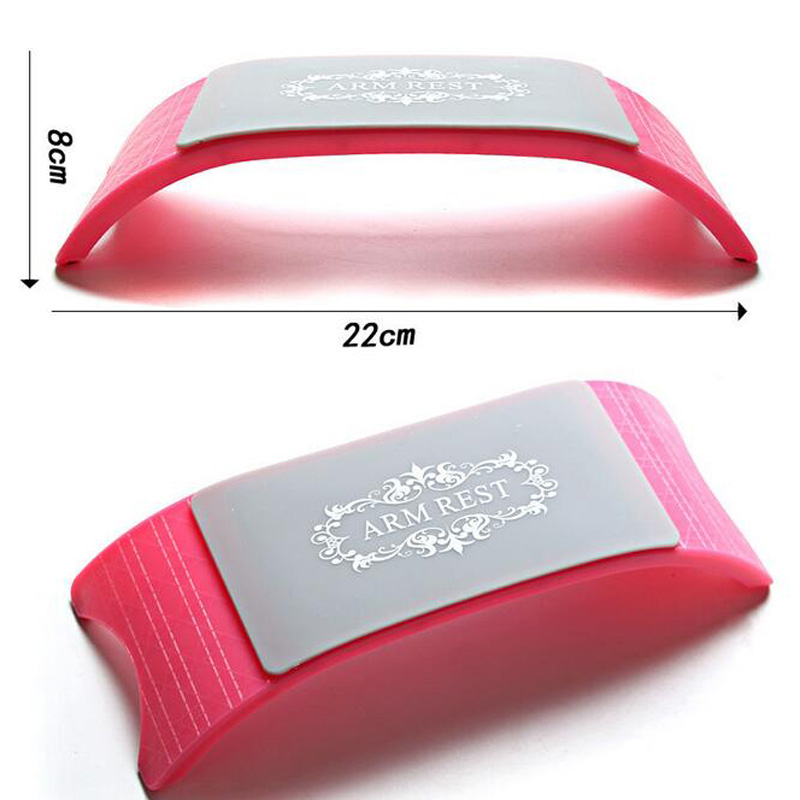 Stół robić malowania paznokci podłokietnik uchwyt silikonowy robić paznokci biurko podłokietnik z tworzywa sztucznego poduszka robić paznokci na rękę odpoczynku dla salon pielęgnacji paznokci kolorowe