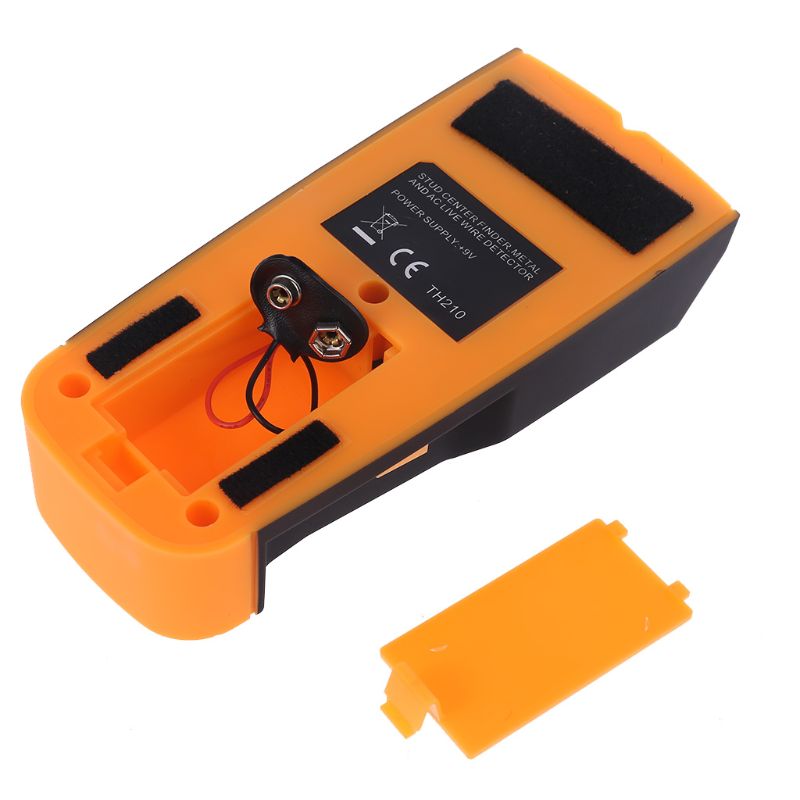 Jaune jaune TH210 jauge d'épaisseur de paroi sans batterie rétro-éclairage goujon métal fil ca Scanner mur goujon Finder électronique Auto