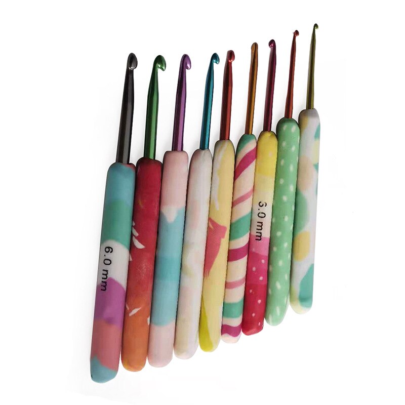 9 Stks/set 2.0-6.0Mm Haaknaalden Set Haak Naald Set Met Case Gehaakte Breien Tools