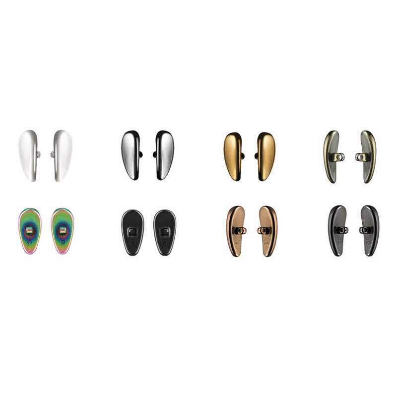 Glasses D Shape Ceramics Eyewear Nose Pad For Sunglasses Vintage Anti-slip Brace Support For Eyeglasses Accessories