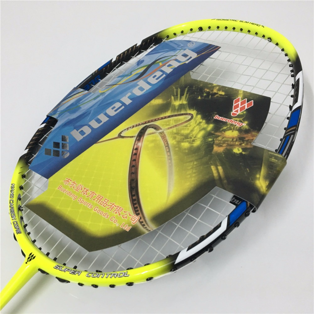 3U badminton racket Head heavy offensive badminton racket man badminton racquet with badminton grip NANORAY VOLTRIC