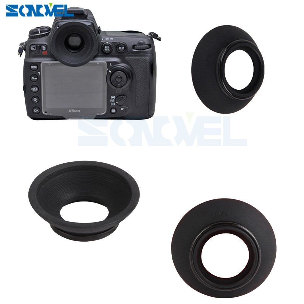Gummi kamera øjenkop okular okular dk -19 til nikon  d700 d800 d4 d3s d3x d2x d2h f5 f6 dk19 kamera tilbehør