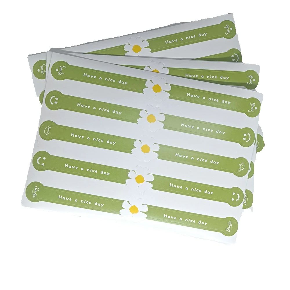 Long strip adhesive stickers, 50 label/pack 200x10... – Grandado