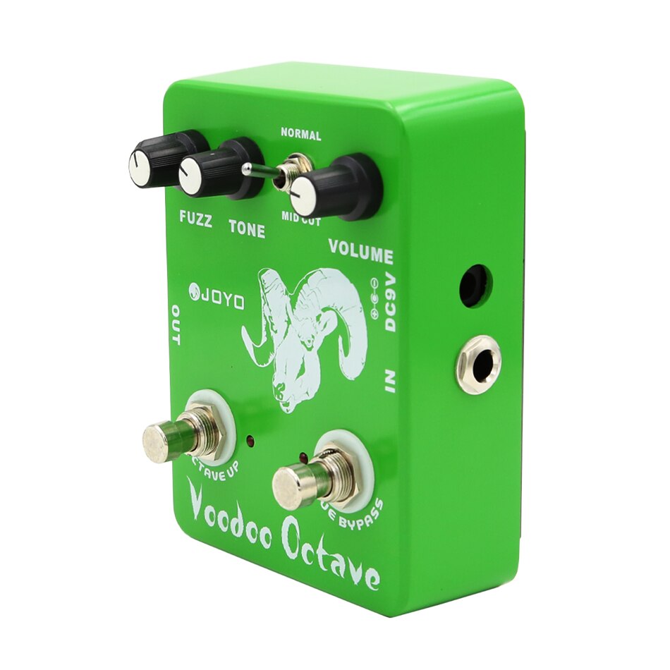 JOYO JF-12 Voodoo Octave Electric Guitar Effect Pedal Fuzz Octaver Effects Pedal Guitar Stompbox 60's Vintage MKIV MK2 FUZZ