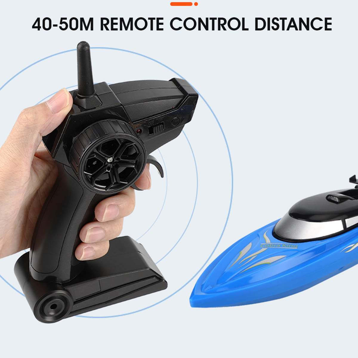 Jjrc 2.4G 48 Km/h Elektrische Racing Rc Boot Afstandsbediening Hoge Snelheid Kids Kind Speelgoed Water Sport radio-Controlled Boot
