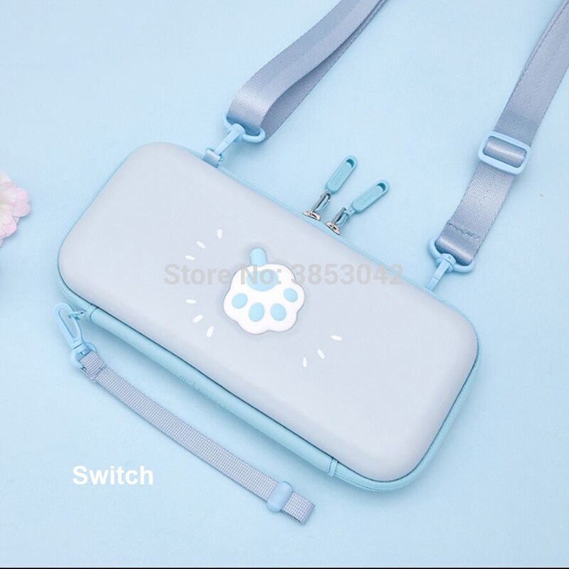 Funda rígida portátil para Nintendo Switch Lite, bolsa de almacenamiento para consola NS, accesorios de juego: Blue switch normal