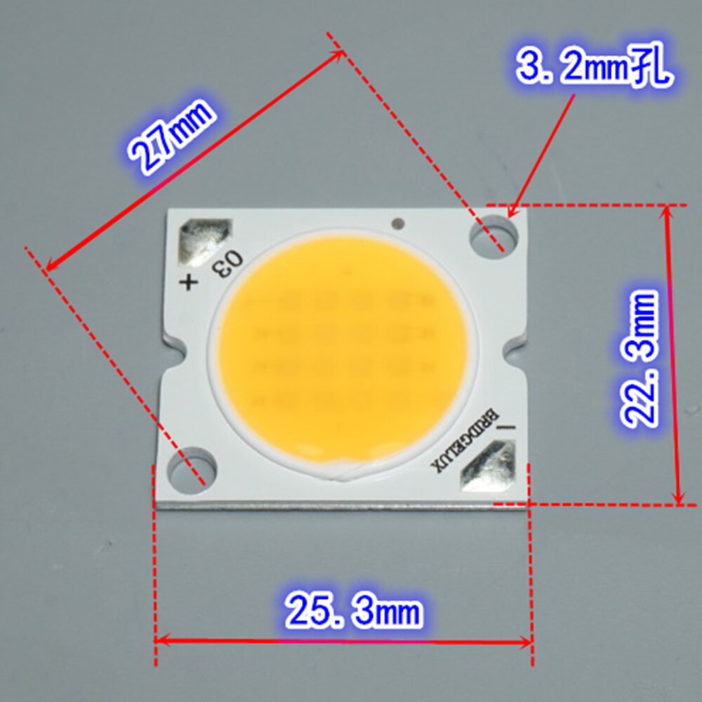 Dc 12V Cob Chip Mini Led Lamp Kralen 2700K Wit Licht 12-24W High Power Led spot Lamp Kern Voor Diy Overstroming Lampen Spots