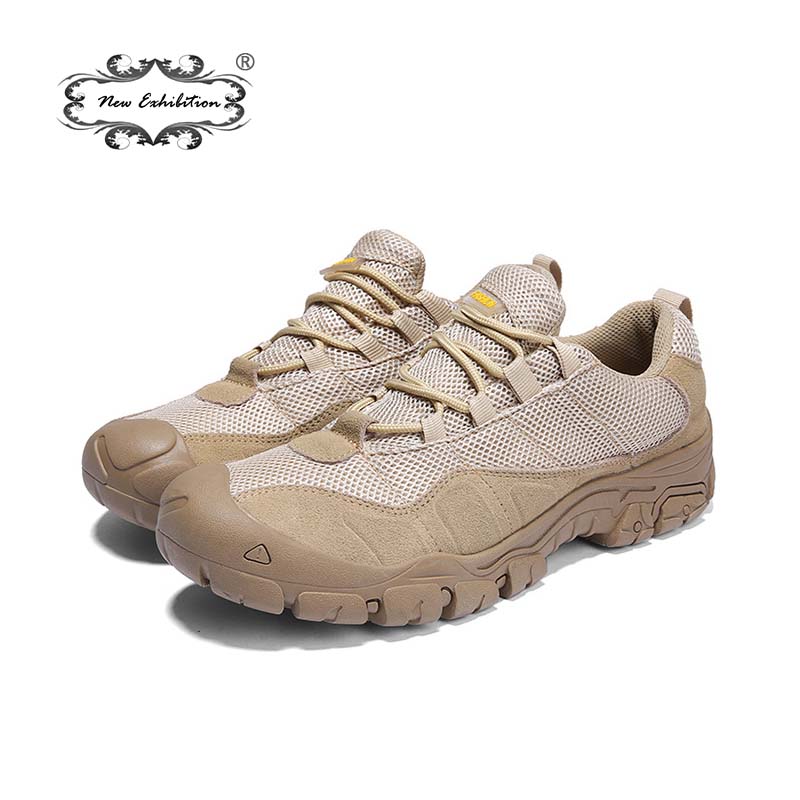Tentoonstelling Outdoor Casual Sneakers Mesh Lage Laars Mannen Schoenen Antislip Slijtvaste Mode Desert Laarzen Heren size Schoen 39-46
