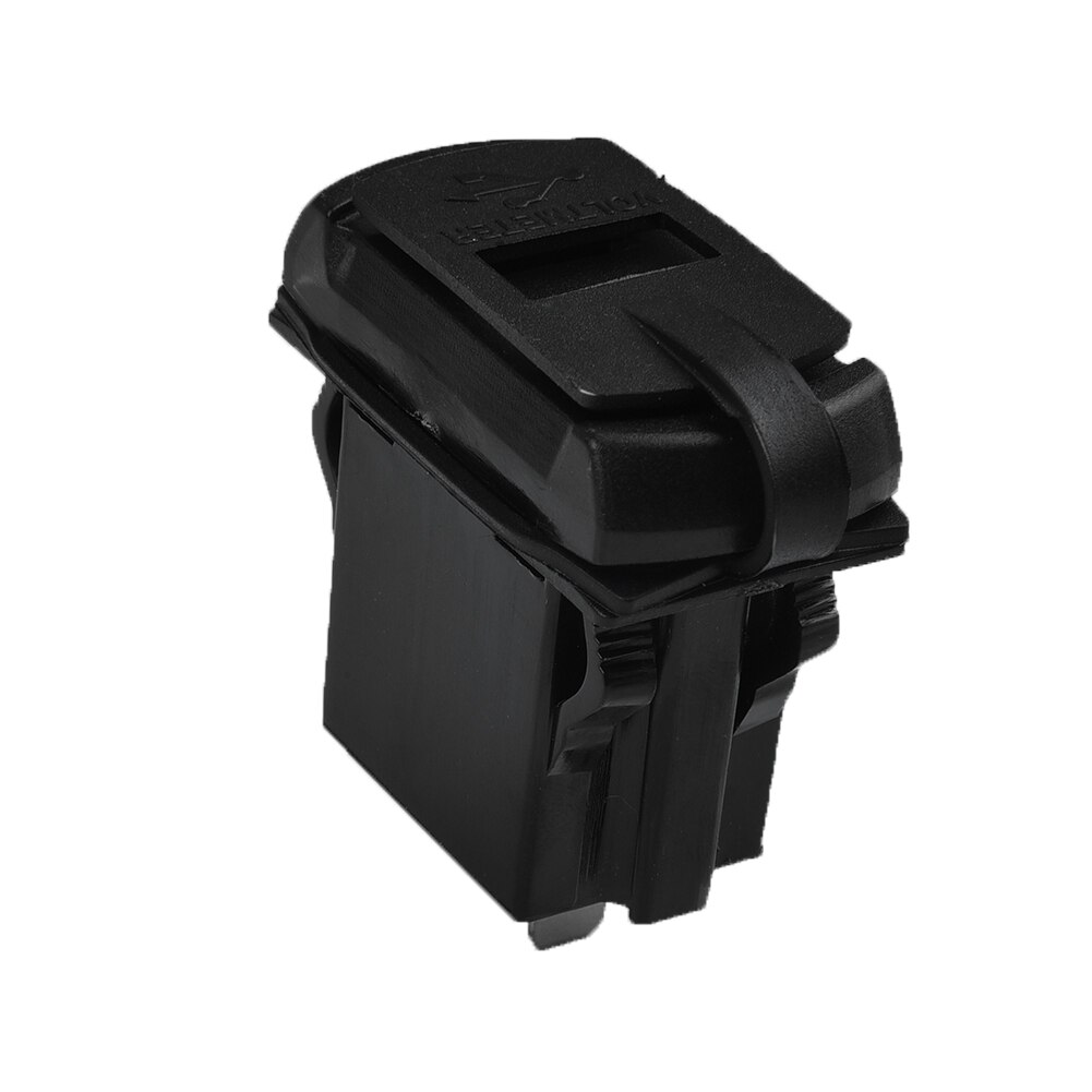12V Charger Boat Socket Rocker Switch Panel Voltmeter PA66 Nylon Black