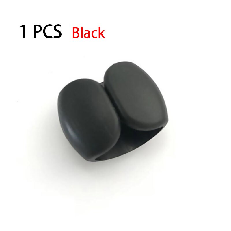 Cable Organizer Data Cable Storage Buckle Protection Rope Card Power Entanglement Headphone Cable collection: 1PCS Black