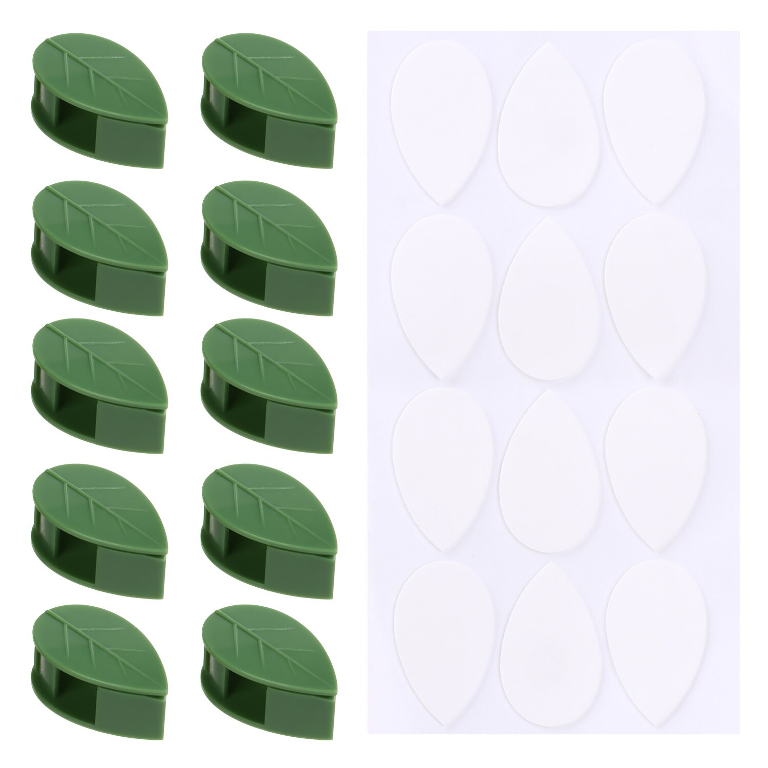Slak Vorm Plant Enten Clips Groenten Gebonden Bloemen Holder Haken Tak Holding Wijnstok Fixatie Tuingereedschap 10 Stks/set: Leaf Shape