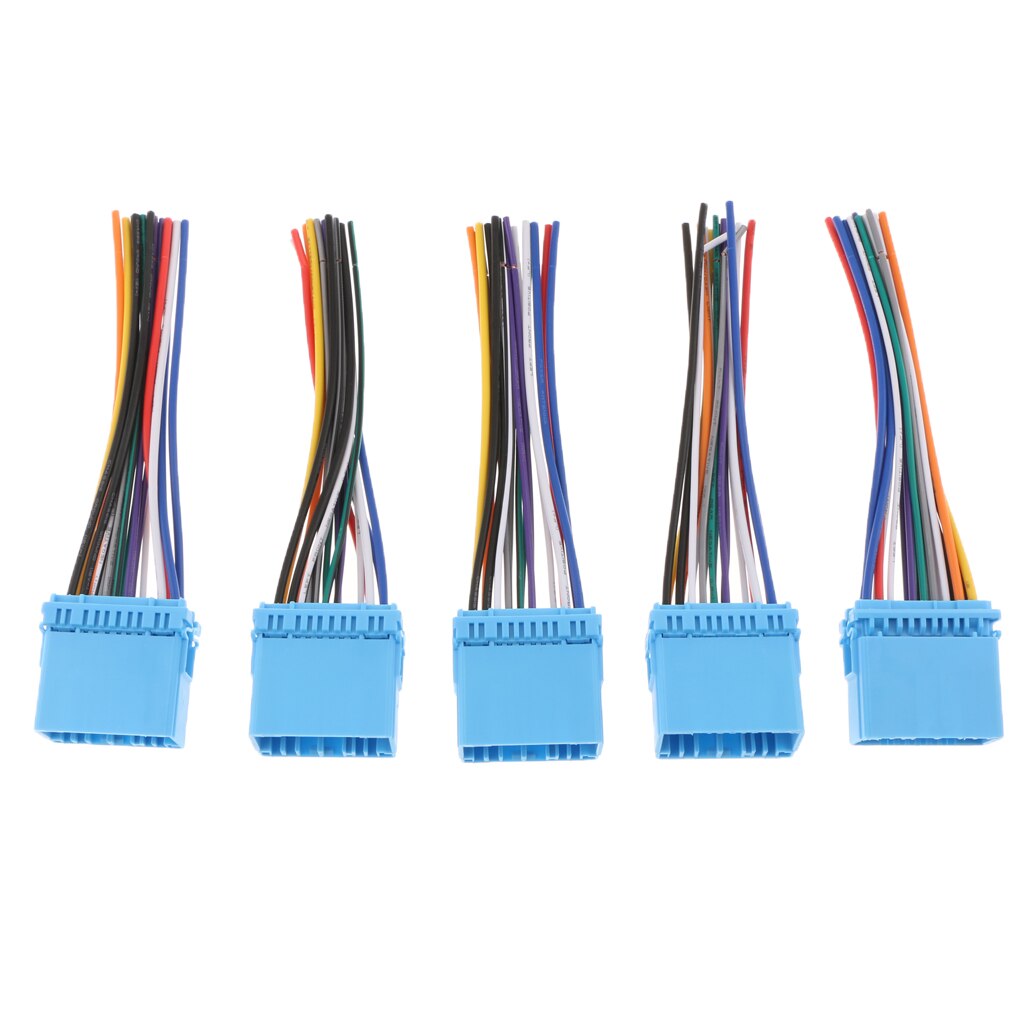 Pioneer Iso Kabelboom voor autoradio autoradio in de auto, 16-pins poort naar mini ISO 8-polig, compatibel met Pioneer vanaf 2003