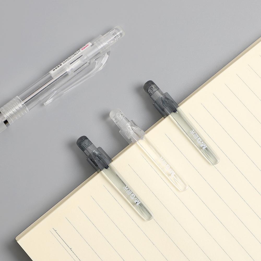 Simple Transparent Mechanical Pencil 0.5mm Random Color Drawing Mechanical Pencil Office Supplies
