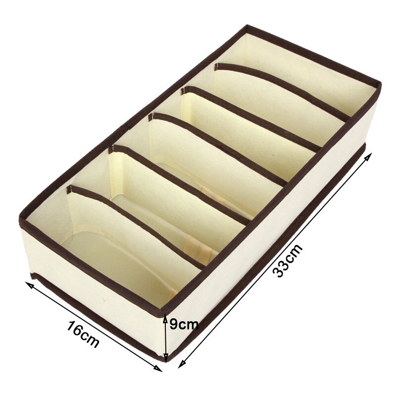 4pcs/Set Underwear Bra Organizer Storage Box 2 Colors Drawer Closet Organizers Boxes For Underwear Scarfs Socks Bra Multi Size