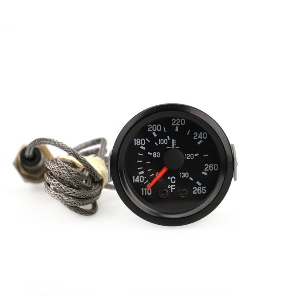 2" 52mm VDO water temp 40~130C/110-265 F Dual scale display 12V water temperature Gauge 52mm Diameter with Sender