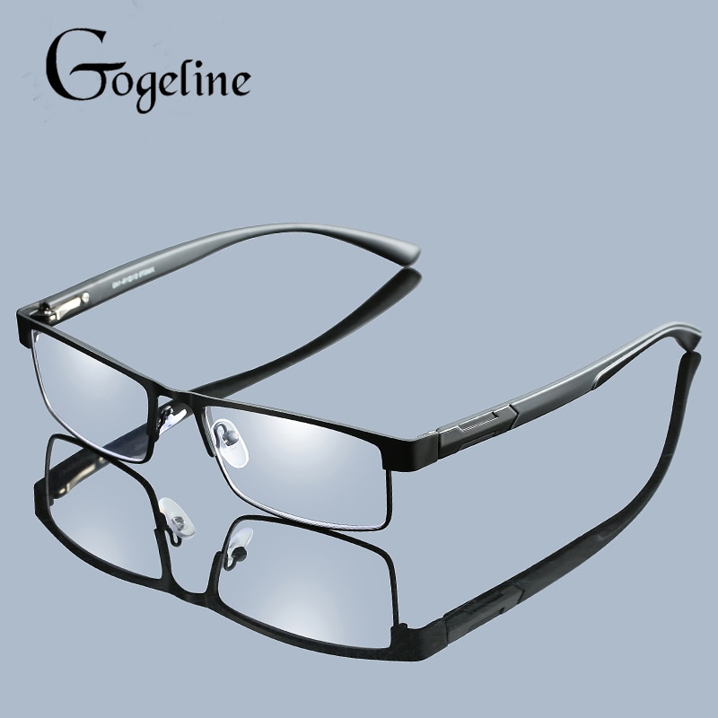 Gafas de lectura para hombres y mujeres, lentes no esféricas, aleación de titanio, presbicia, gafas con dioptrías, hipercopia, gafas de prescripción