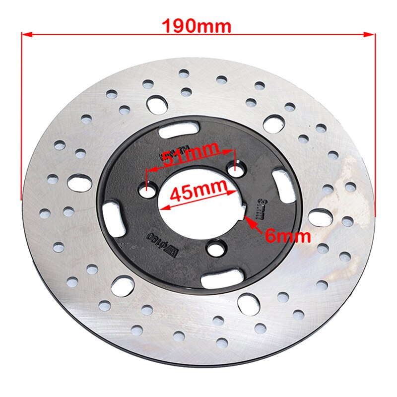 Motorfiets 190Mm Remschijf Rotor Voor 150cc 200cc 250cc Atv Suv Quad Bike Pit Crossmotor Accessoires