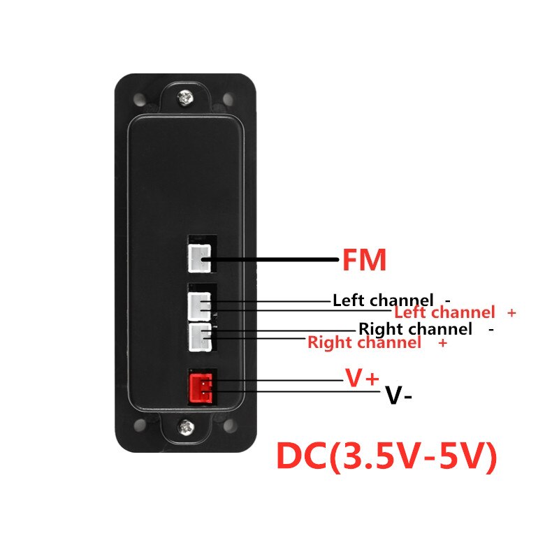 5V autoradio vivavoce Bluetooth 5.0 lettore MP3 scheda di decodifica 2x3W altoparlante modulo Radio FM per auto registrazione TF USB AUX Audio