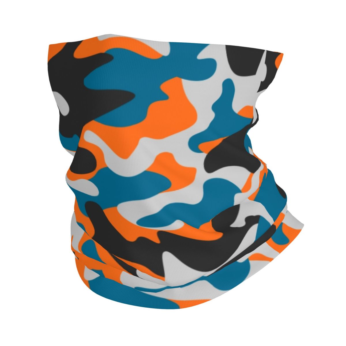Custom Germany Splinter Camo Bandana Neck Gaiter UV Protection Face Scarf Cover Splittertarn Camouflage Headwear Tube Balaclava: Brown