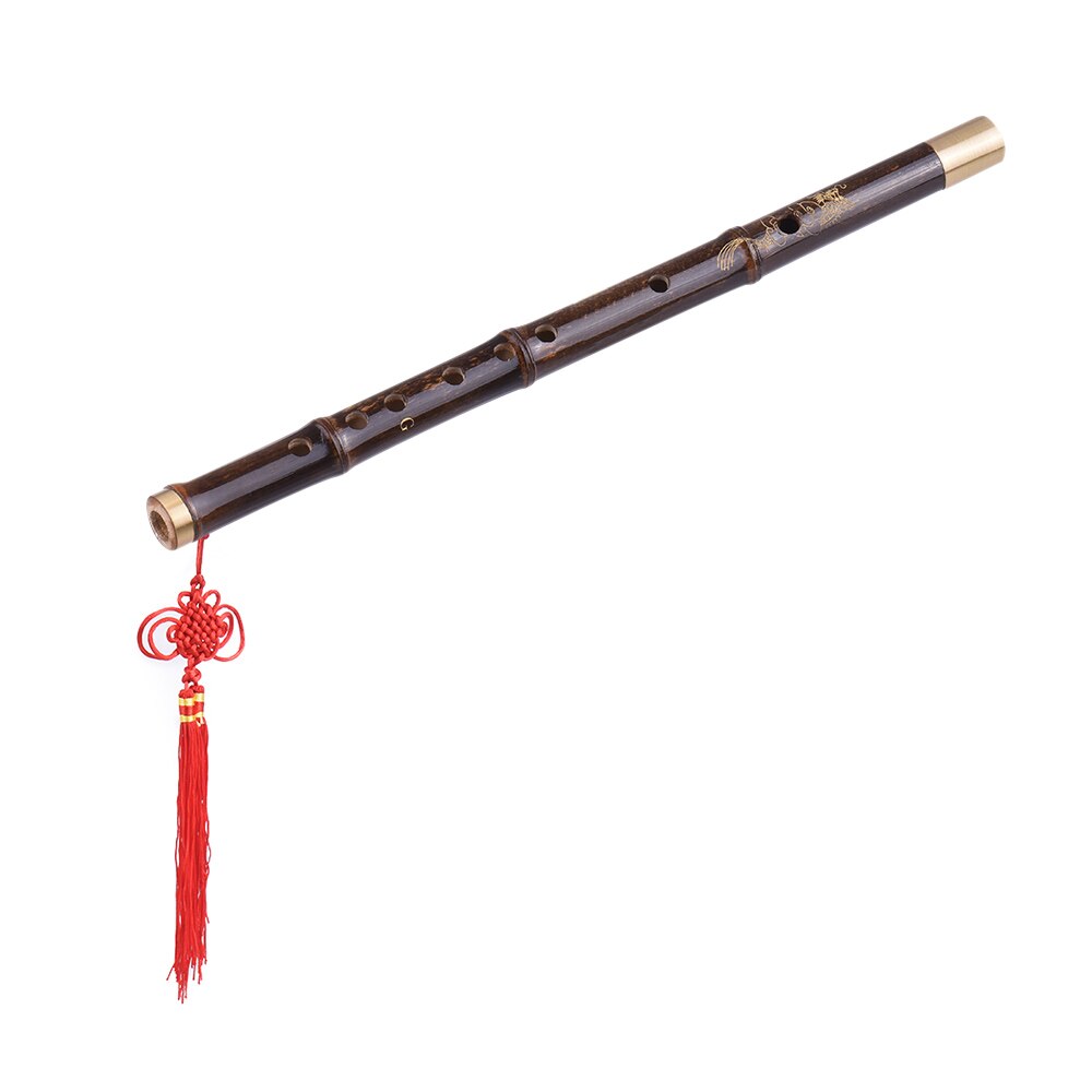 Flûte Dizi en bambou noir, Instrument Musical chinois traditionnel fait à la main, clé de niveau d&#39;étude D pour débutants