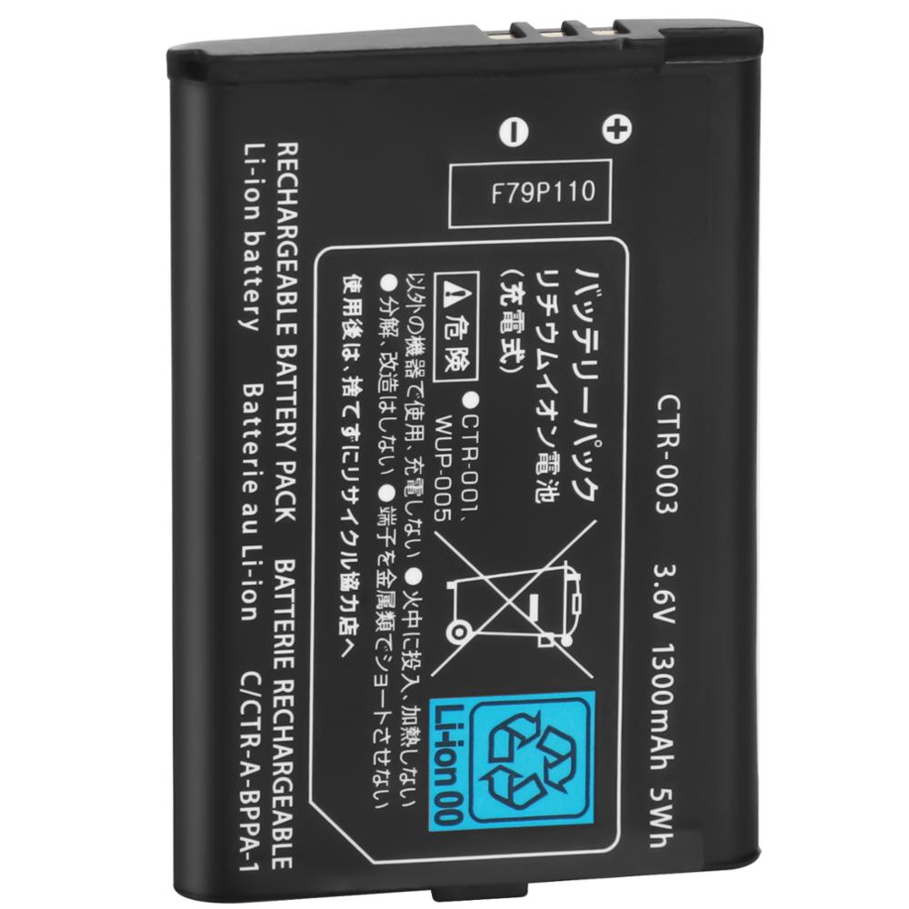 3.7V 1300Mah CTR-003 Oplaadbare Batterij Vervanging Voor Nintendo 3DS CTR-A-AB, CTR-003 Voor Nintendo 2DS Xl, 3DS,