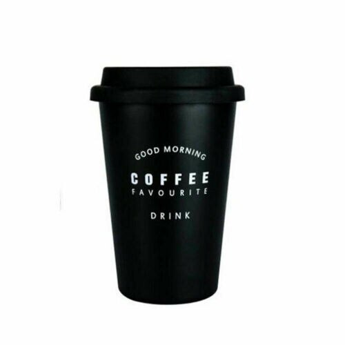 Original Reusable Stainless Steel Coffee Cup Travel Mug Travel Takeaway & Lid Coffee Tea Cup Mug Wheat Straw Travel Cup: C