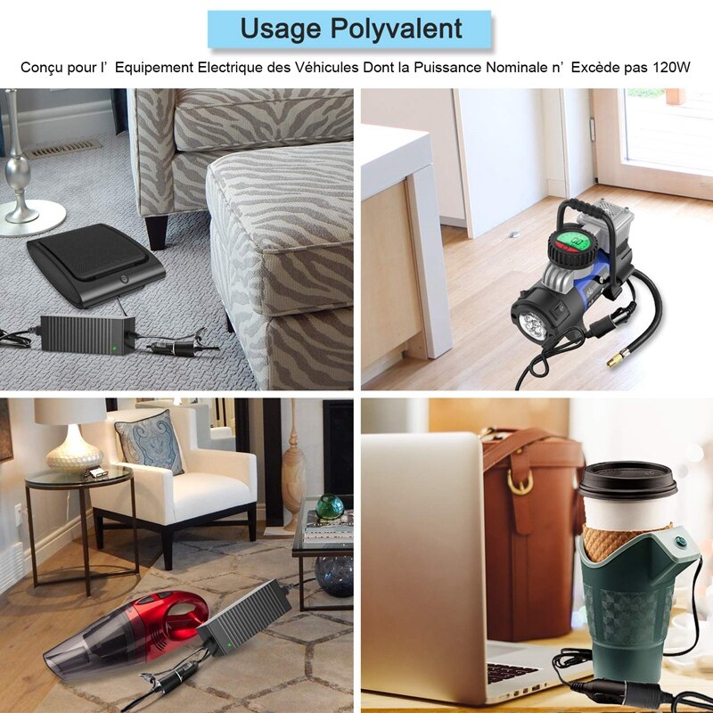 120W 12V 10A AC-DC Power Adapter Voltage Transformer 100-220V/230/240V AC 12V DC Current Transformer Adapter EU Plug