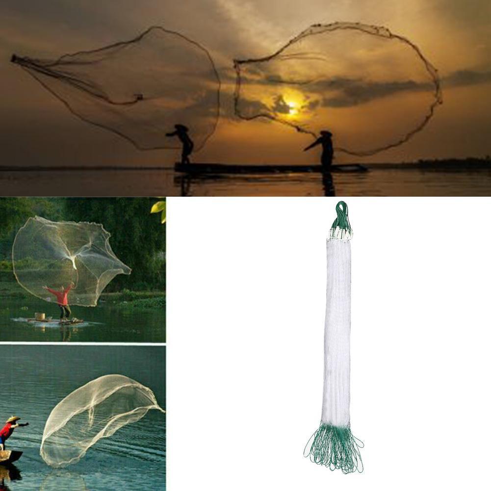 Filet flottant monocouche de 8m, matériel de pêche à mailles, monofilament, pour l'extérieur
