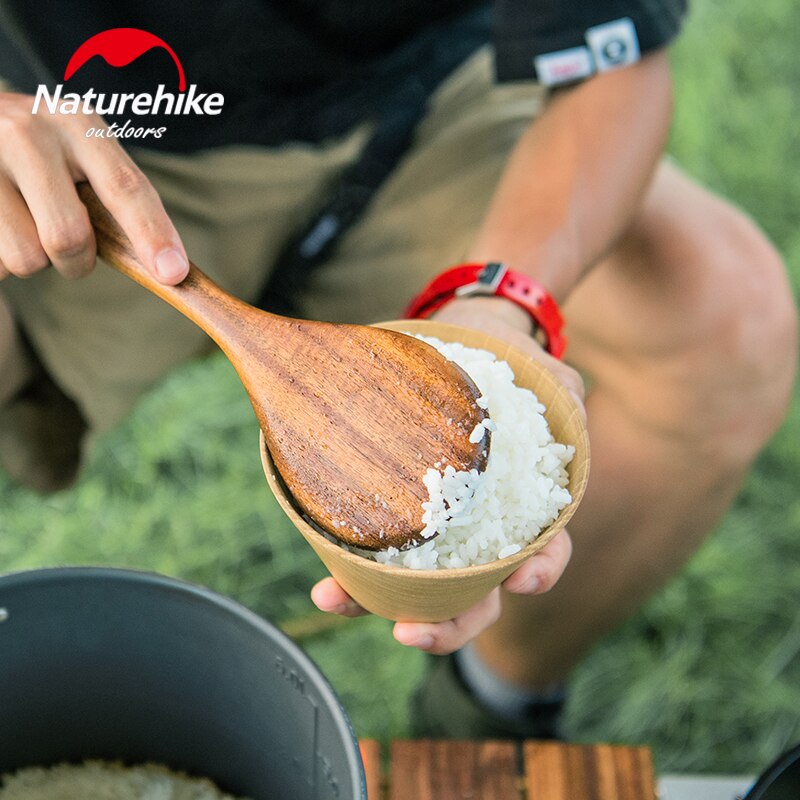 Naturehike Akazie Holz Schaufel Löffel einstellen Camping Holz Geschirr setzt Picknick Löffel Reis Schaufel Küche Multi-Funktion Werkzeuge