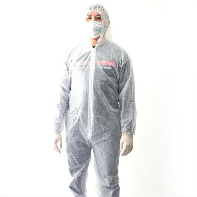 Disposable Washable Hazmat Suit Anti-proof Protection Clothing Safety Coverall
