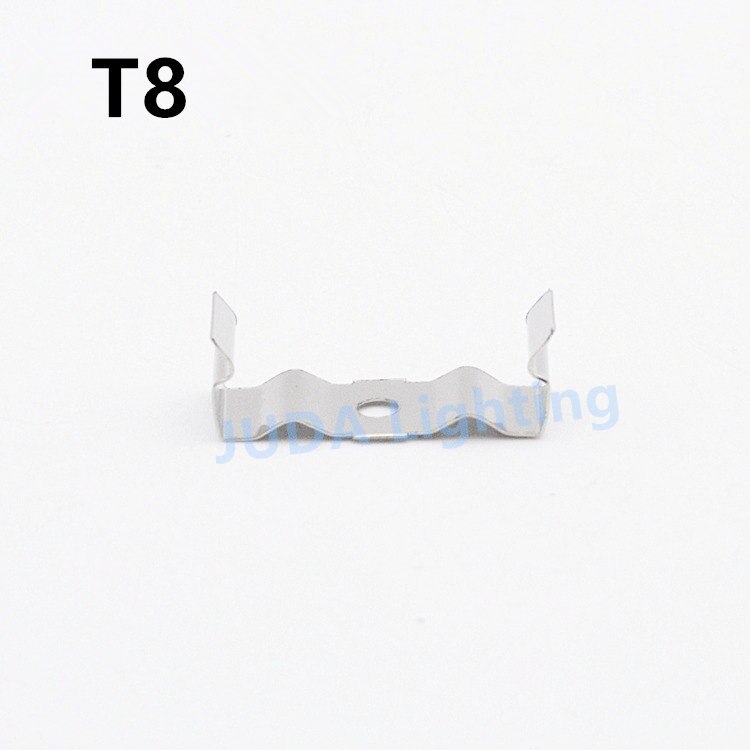 T8 bracket T5 tube lamp bracket fastener iron part LED tube securing clip LED integrated fluorescent T4 tube light buckle clamp