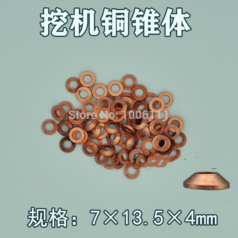Diesel Common Rail Injector Nozzle Copper Washer Seal Ring Gaskets For ISUZU KOMATSU Excavator: for KOMATSU