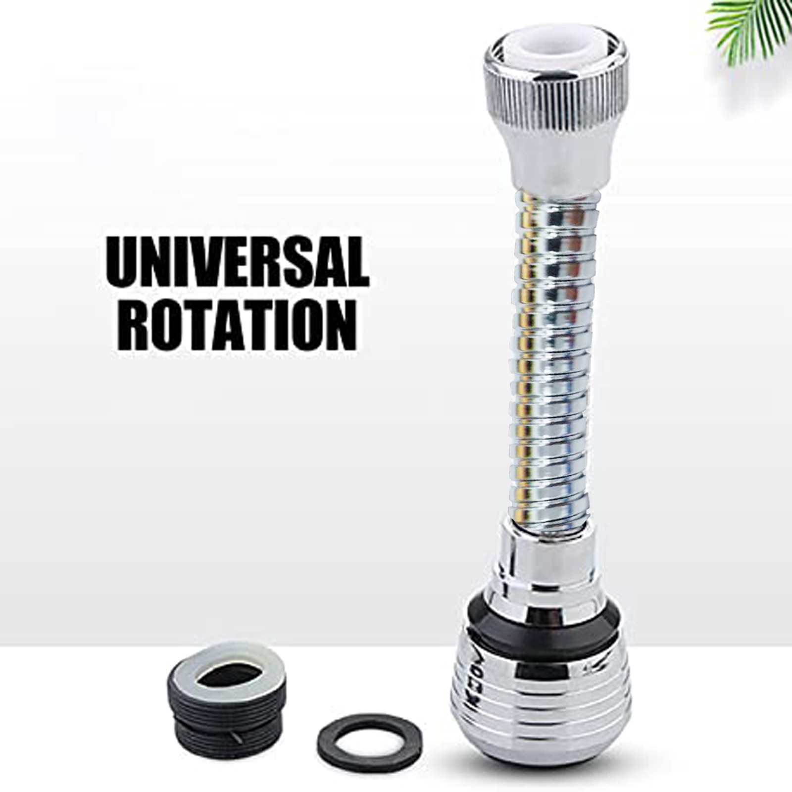 360° Rotating Faucet Sprayer Faucet Aerator Sink Sprayer Adjustable Kitchen Sink Tap Head Water Saving Extend Nozzle Accessories