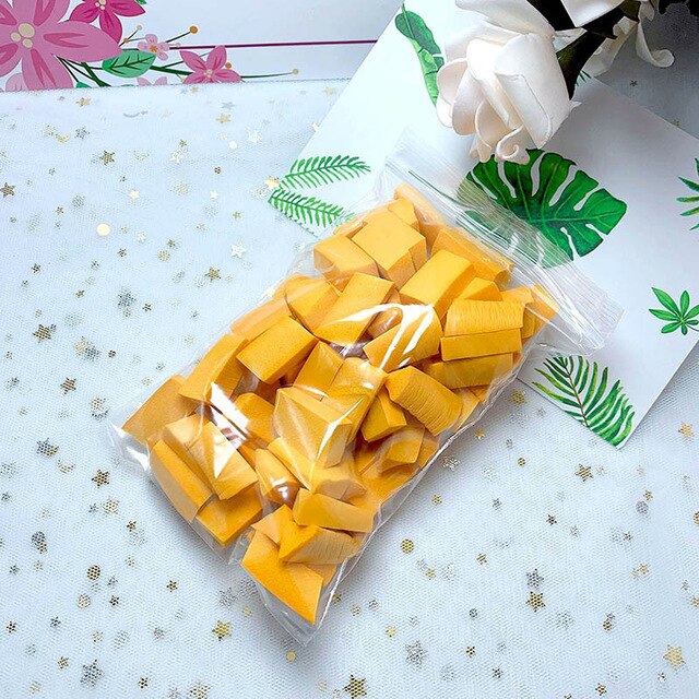 70pcs Sponge Chunks Filler Charms for Addition for Slime Supplies Lizun Accessories Slime Bead Decoration Foam Clay Mud: Orange