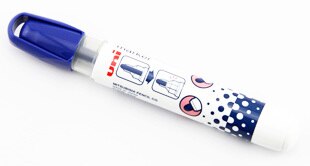 1 pçs japão whiteboard caneta uni PWB-202 fácil de limpar sem deixar marcas não-tóxico proteção ambiental segurança quadro branco caneta: Azul