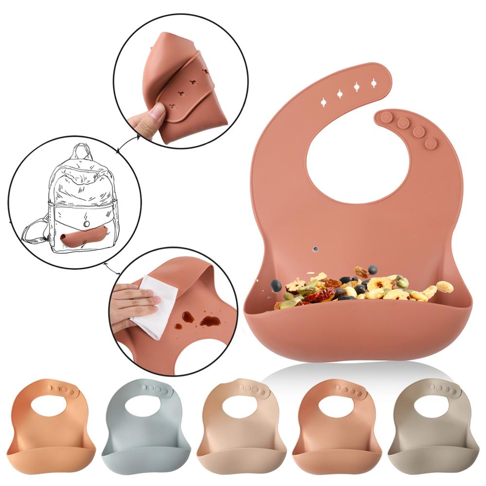 Bavoirs en Silicone pour enfants | Vaisselle d'alimentation en Silicone pour bébés, bavoirs de bébé en bas âge, alimentation petit déjeuner