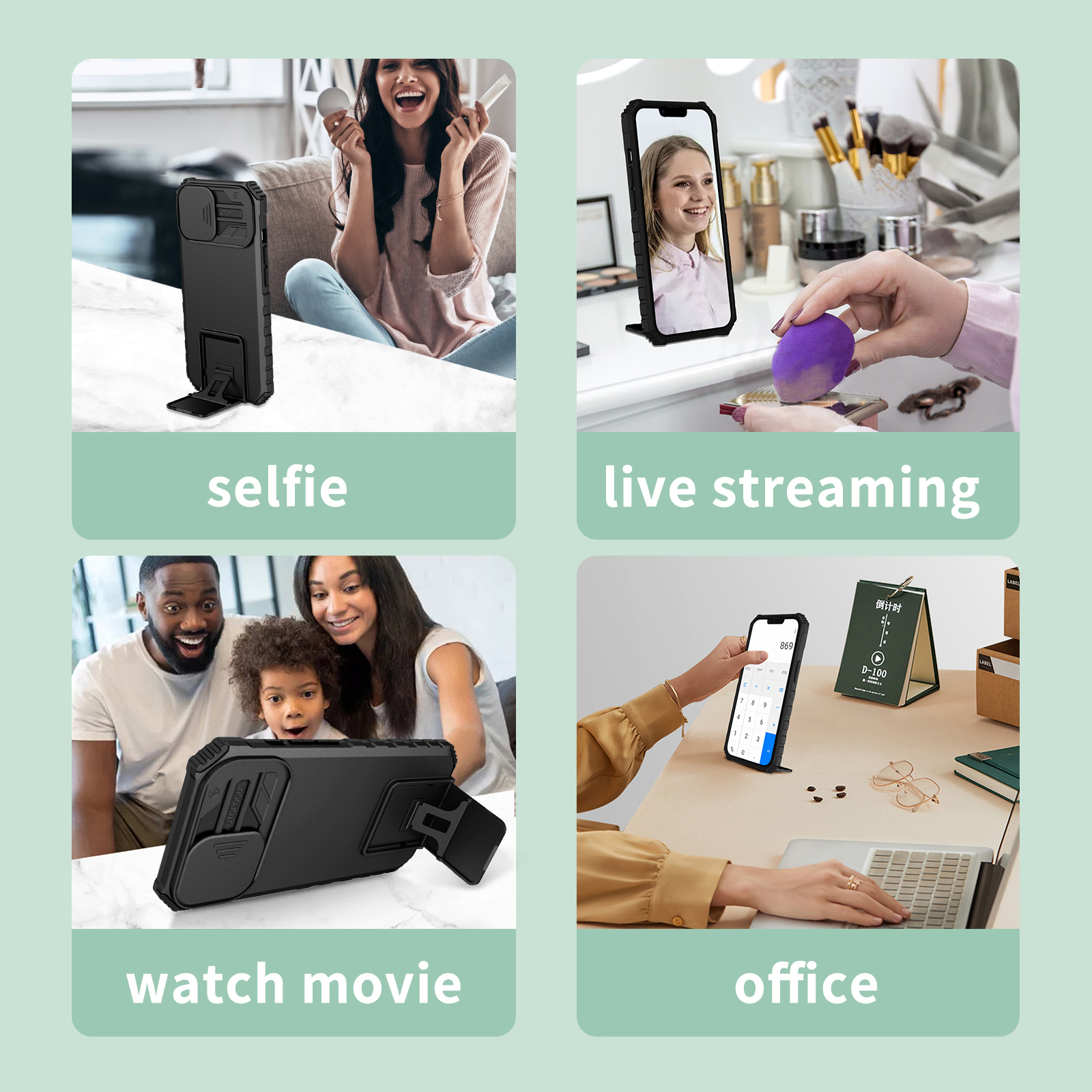 Funda de accesorios para teléfono con armadura de doble capa para Iphone 17 Pro Max 16 17 Air 15 14 Plus 13 12 Pro Iphone17 Iphone14 Iphone16 Capa