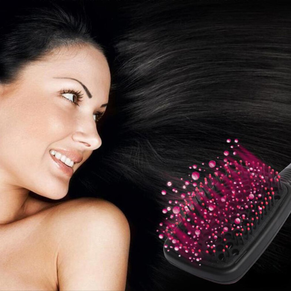 2 in 1 Multi-function Air Comb Wet And Dry Dual-use Negative Ion Dry Hair Comb Hair Dryer Straight Hair Comb