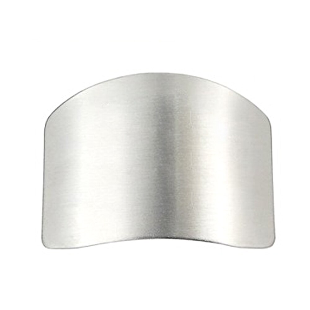 Protetor de dedo de aço inoxidável para cozinha, acessório de cozinha para proteção de seu dedo, não danifica a mão, ferramenta de corte, protetor de segurança, 1 peça