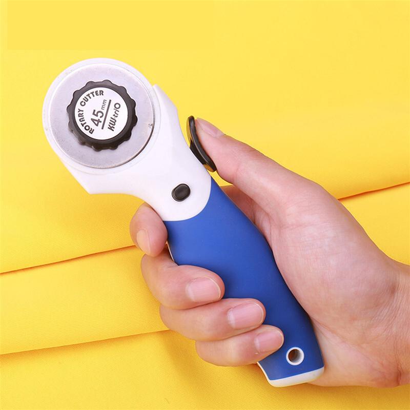 Handheld Rotary Cutter Draagbare Doek Cutter Duurzaam Papier Lederen Cutter Papier Cutter Lederen Cutter Mes Dagelijks Gebruik