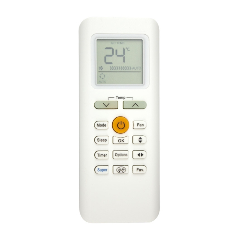 Ar Condicionado Substituição do Controle Remoto, Adequado para Midea, Komeco, Tornado, Comfee com LED, R06, BGCE, R06, BGE: Cáqui