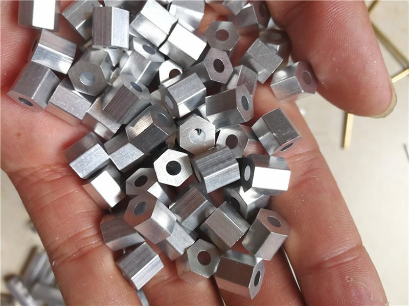 6061 Hexagonal hollow aluminum rod, Outer hexagon inner circle,Hexagonal aluminum tube pipe