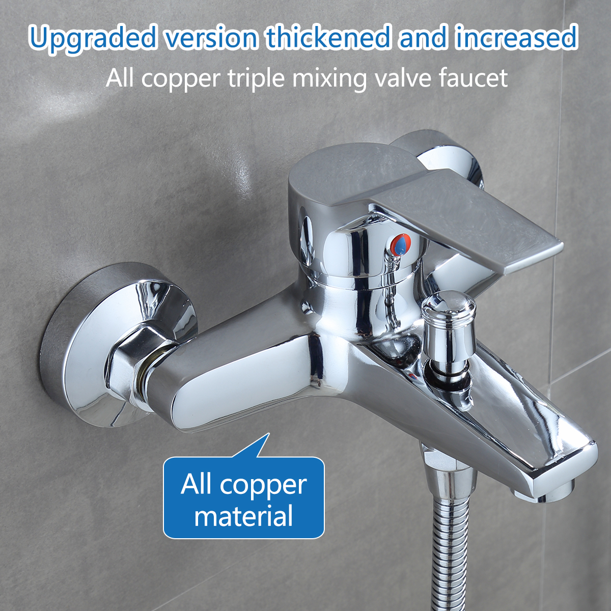 Handheld shower combination set home bathroom accessories shower set 3 mode and cold water mixer shower set with hose