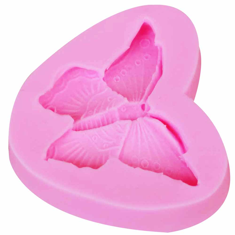 Molde de silicona de resina epoxi 3D, herramientas de decoración de pasteles con forma de mariposa epoxi UV, hielo, caramelo, Chocolate, arcilla, bricolaje, artesanía, pendientes, joyería, Fondant, m838