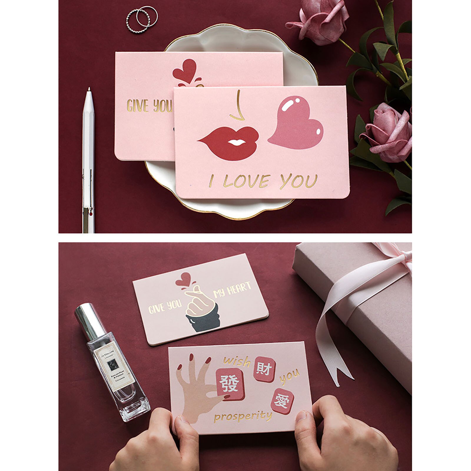 Verjaardag Wens Creatieve Vouwen Kaart Moederdag Met Envelop Kaart